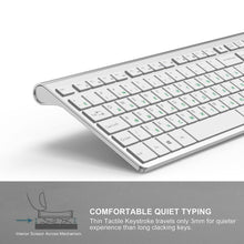 Load image into Gallery viewer, wireless keyboard ergonomic design rechargeable mouse