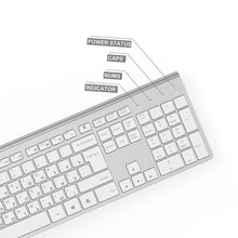 Load image into Gallery viewer, wireless keyboard ergonomic design rechargeable mouse