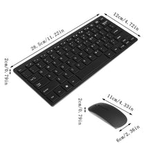 Load image into Gallery viewer, Wireless 2.4GHz Mini Keyboard Ultra-Thin Mouse Combo
