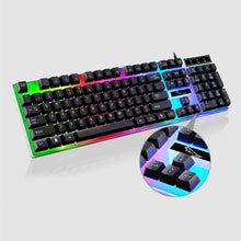 Load image into Gallery viewer, Keyboard Mouse Kit Colorful LED Back light
