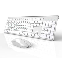 Load image into Gallery viewer, wireless keyboard ergonomic design rechargeable mouse
